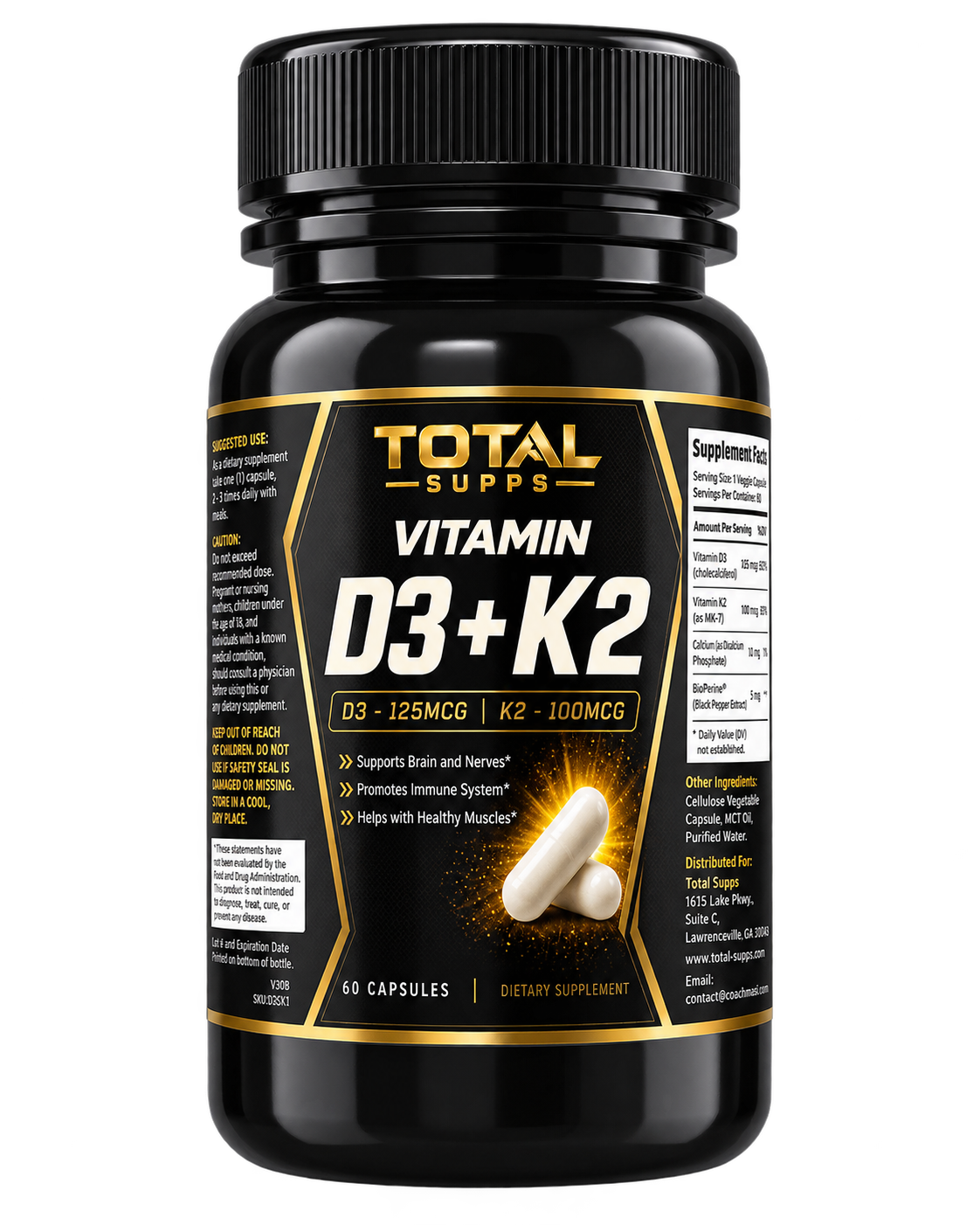 Vitamin D3 + K2